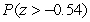 <strong>Find the probability using the standard normal distribution.</strong> A) 0.2946 B) 0.7054 C) 0.7946 D) 0.2054