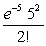 <strong>In the instructor's answer book for a mathematics text, 10% of the answers are incorrect. Use the Poisson approximation to express the probability that there are exactly 2 incorrect answers for a homework set with 50 problems.</strong> A) B) C) D)