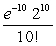 <strong>In the instructor's answer book for a mathematics text, 10% of the answers are incorrect. Use the Poisson approximation to express the probability that there are exactly 2 incorrect answers for a homework set with 50 problems.</strong> A) B) C) D)