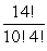 <strong>The probability that a Poisson random variable X is equal to 4, where = 10, is</strong> A) B) C) D)