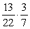 <strong>In a second grade class containing 13 girls and 9 boys, 2 students are selected at random to give out the math papers. What is the probability that the second student chosen is a boy, given that the first one was a girl?</strong> A) B) C) D)