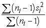 <strong>Complete the formula for the sum of squares between groups: </strong> A) B) C) D)
