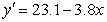 <strong>What is the value of when x = 3, if the equation of the regression line is ?</strong> A) 4.73 B) 5.29 C) 34.5 D) 11.7