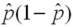 When the level of confidence and sample size remain the same,a confidence interval for a population proportion p will be narrower when is larger than when is smaller.
