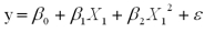 <strong>In the quadratic regression model ,the v<sub>2</sub> term represents the:</strong> A)Rate of curvature of the parabola. B)Value of Y when X is zero. C)Shift parameter of the parabola. D)Y-intercept of the parabola.