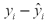 <strong>In multiple regression analysis,which one of the following is the appropriate notation for error (residual)?</strong> A) B) C) D) E)None of the above
