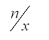 <strong>The number of ways to arrange x successes among n trials is equal to</strong> A) B) C) D)