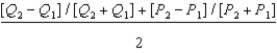 <strong>The table below shows the quantities of automobiles, margarine, and coffee purchased by Ted at different levels of income.Table 6.2 Arc elasticity is calculated as _____.</strong> A) B) C) D) E)