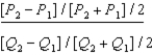 <strong>The table below shows the quantities of automobiles, margarine, and coffee purchased by Ted at different levels of income.Table 6.2 Arc elasticity is calculated as _____.</strong> A) B) C) D) E)