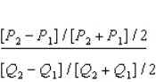 <strong>Arc elasticity is calculated as _____.</strong> A) B) C) D) E)