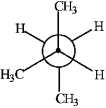 Match the Newman projection for the conformation of 2-methylbutane to the indicated position on the potential energy diagram. A) B) C) D) Conformation A is represented by Roman numeral ____.