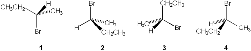 <strong>Which of the following structures is different from the other three? </strong> A)1 B)2 C)3 D)4