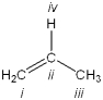 <strong>Which atom in the following structure is preferentially protonated by a strong acid? </strong> A)i B)ii C)iii D)iv