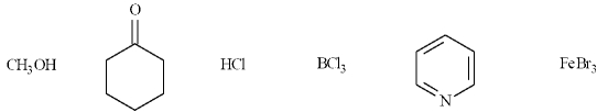 In the following list, there are two organic Lewis bases.