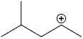 <strong>What type of carbocation is shown? </strong> A)primary B)secondary C)tertiary D)quaternary