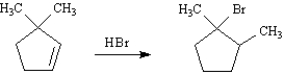 Consider the following reaction. The mechanism for this reaction is shown below.