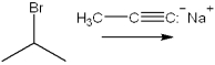 <strong>What is the major organic product(s) obtained from the following reaction? </strong> A)3-methyl-1-pentyne B)3-methyl-2-pentyne C)1-propene + propyne D)4-methyl-2-pentene