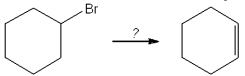 <strong>What is the best choice of reagent to perform the following transformation? </strong> A)H<sub>2</sub>SO<sub>4</sub> B)H<sub>2</sub>O C)NaOCH<sub>3</sub> D)KOtBu