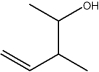 <strong>What is the IUPAC name of the following compound? </strong> A)3-methyl-1-penten-4-ol B)3-methyl-4-penten-2-ol C)1,2-dimethyl-2-propan-1-ol D)2,3-dimethyl-1-propan-3-ol