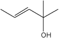 <strong>What is the IUPAC name of the following compound? </strong> A)(E)-2-methyl-3-penten-2-ol B)(Z)-2-methyl-3-penten-2-ol C)(E)-4-methyl-2-penten-4-ol D)(Z)-2-methyl-4-penten-2-ol