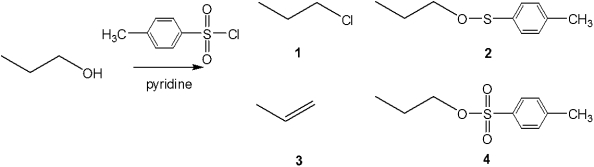 <strong>What is the major organic product obtained from the following reaction? </strong> A)1 B)2 C)3 D)4