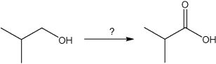<strong>What is the best choice of reagent to achieve the following transformation? </strong> A)CrO<sub>3</sub> B)NaOH C)PCC D)HIO<sub>4</sub>