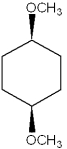 <strong>What is the IUPAC name of the following compound? </strong> A)cis-1,4-anisole B)cis-4-methoxyanisole C)cis-1,4-dimethoxycyclohexane D)para-dianisole