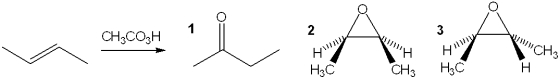 <strong>What is the major organic product obtained from the following reaction? </strong> A)only 1 B)only 2 C)only 3 D)both 2 and 3