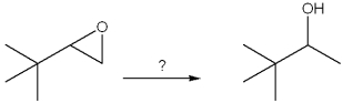 <strong>What is the best choice of reagent(s) to perform the following transformation? </strong> A)CH<sub>3</sub>MgBr; followed by H<sub>3</sub>O<sup>+</sup> B)H<sub>2</sub>O, NaOH C)LiAlH<sub>4</sub> followed by H<sub>3</sub>O<sup>+</sup> D)KMnO4