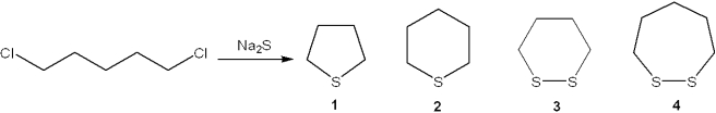 <strong>What is the major organic product obtained from the following reaction? </strong> A)1 B)2 C)3 D)4