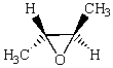 The correct name for the following substance is cis-1,2-dimethyloxirane.