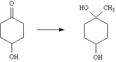 The first step in the following conversion should be the addition of (CH<sub>3</sub>)<sub>3</sub>SiCl, (CH<sub>3</sub>CH<sub>2</sub>)<sub>3</sub>N.