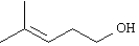 Refer to the mass spectrum of 2-methylbutane shown below to answer the following question(s).   Spectrum obtained from: SDBSWeb: http://www.aist.go.jp/RIODB/SDBS/ Dehydration of the following compound will produce a peak at a m/z of _______.  <div style=padding-top: 35px> 