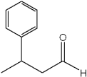 <strong>What is the IUPAC name of the following compound? </strong> A)3-methyl-3-phenylpropanol B)3-phenylbutanal C)3-phenyl-1-butanone D)3-phenylbutanoic acid