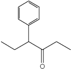 <strong>What is the IUPAC name of the following compound? </strong> A)4-phenyl-3-hexanone B)3-phenyl-4-hexanone C)1,2-diethyl-2-phenylethanal D)1-methyl-1-phenyl-2-butanone