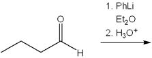 <strong>What is the major organic product obtained from the following reaction? </strong> A)1-phenyl-1-butanol B)1-phenyl-2-butanol C)2-phenyl-1-butanol D)butyrophenone, PhCOCH<sub>2</sub>CH<sub>2</sub>CH<sub>3</sub>