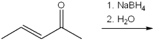 <strong>What is the major organic product obtained from the following reaction? </strong> A)2-pentanone B)(E)-3-penten-2-ol C)2-pentanol D)4-hydroxy-2-pentanone
