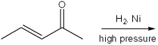 <strong>What is the major organic product obtained from the following reaction? </strong> A)2-pentanone B)(E)-3-penten-2-ol C)2-pentanol D)4-hydroxy-2-pentanone