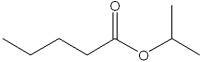 <strong>What is the IUPAC name of the following compound? </strong> A)butyl isopropanoate B)isopropyl pentanoate C)pentanoyl isopropane D)isopropyloxybutanal
