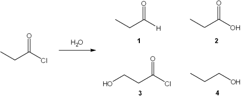 <strong>What is the major organic product obtained from the following reaction? </strong> A)1 B)2 C)3 D)4