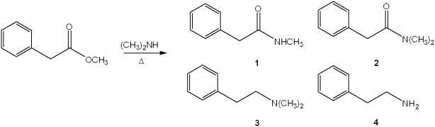<strong>What is the major organic product obtained from the following reaction? </strong> A)1 B)2 C)3 D)4