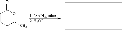 Consider the following reaction. The reactant is a lactam.