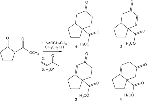 <strong>What is the major organic product obtained from the following reaction? </strong> A)1 B)2 C)3 D)4
