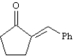 In an aldol reaction the following substance could be produced by the reaction of benzaldehyde and _______________. Enter the name of the substance.