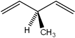 <strong>What is the IUPAC name of the following compound? </strong> A)(R)-3-vinyl-1-butene B)3-methyl-1,5-pentadiene C)3-methyl-1,4-pentadiene D)(R)-3-methyl-1,4-pentadiene