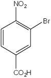 <strong>What is the IUPAC name of the following compound? </strong> A)2-nitro-6-carboxybromobenzene B)2-bromo-1-nitro-4-benzoic acid C)2-bromo-4-carboxynitrobenzene D)3-bromo-4-nitrobenzoic acid