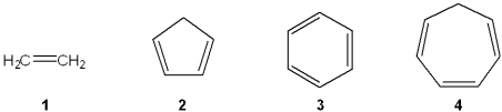 <strong>Which of the following molecules is the most acidic? </strong> A)1 B)2 C)3 D)4