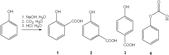 <strong>What is the major organic product obtained from the following reaction? </strong> A)1 B)2 C)3 D)4