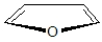 Furan has the structure shown below. The \pi orbitals in furan are shown below.