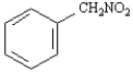 The compound shown below is (nitromethyl)benzene. One would expect this compound to more reactive than toluene toward electrophilic substitution.